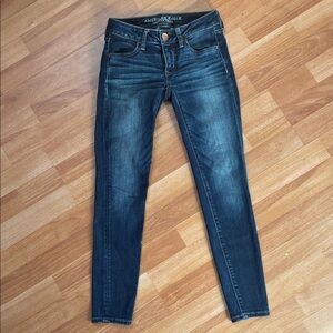 American Eagle Outfitters Jean - Super Stretch - Super Low Rise Jegging - Size 2
